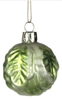 Gisela Graham Brussel Sprout Hanging Decoration Gisela Graham Brussel Sprout Hanging Decoration