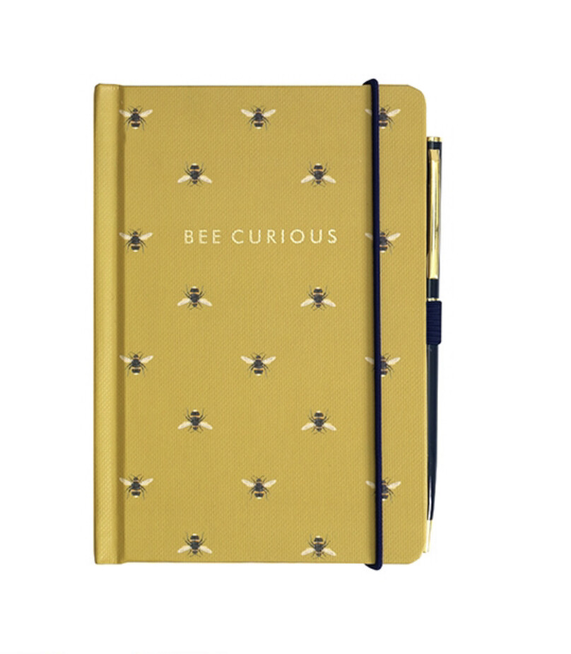 Portico Bee Curious Notebook and Pen