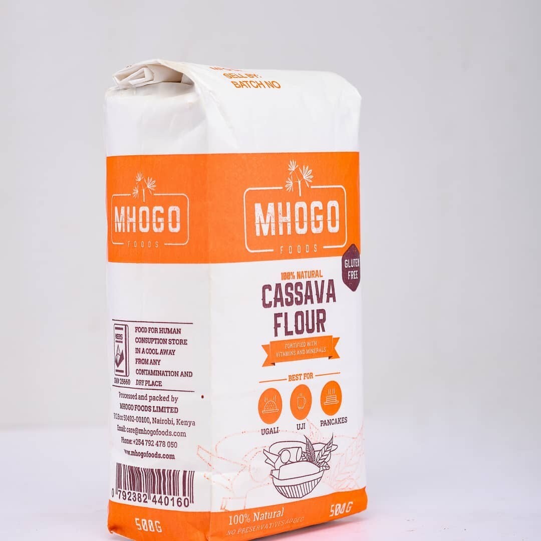6 pack Fortified Mhogo Foods Cassava Flour