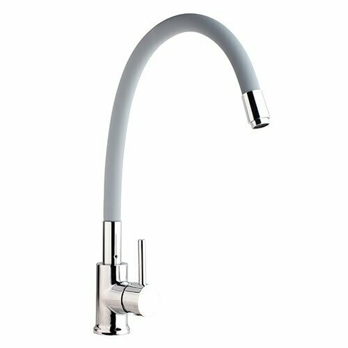 Mitigeur d'évier flexible blanc