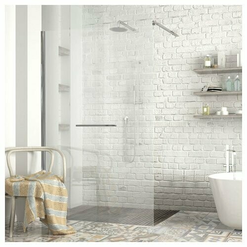 Ecran de douche VERSUS CHROME  90 x 200