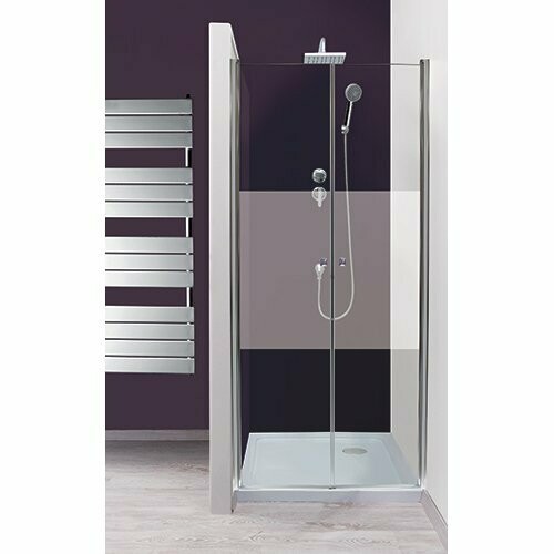 Porte Saloon SELYNA 90 verre sérigraphié