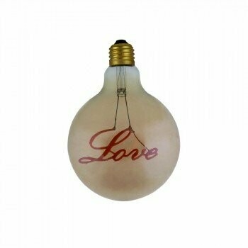 Ampoule Led Love Doré