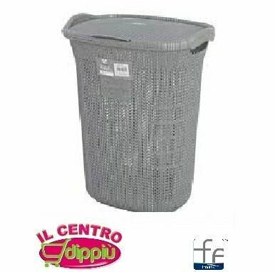 P/BIANCHERIA PLASTICA VIOLET 2.0 65LT. GRIGIO