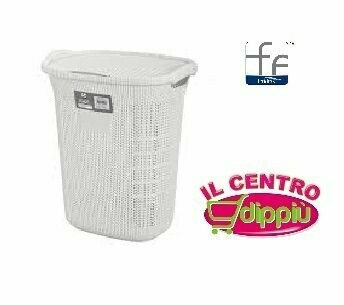 PORTABIANCHERIA PLASTICA VIOLET 2.0 65LT. BIANCO