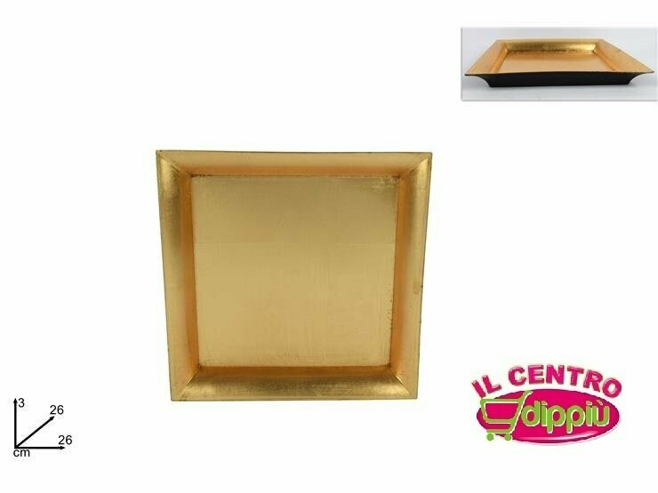 VASSOIO QUADRATO 26X26 ROSSO FS017/RED (F.0.70)@