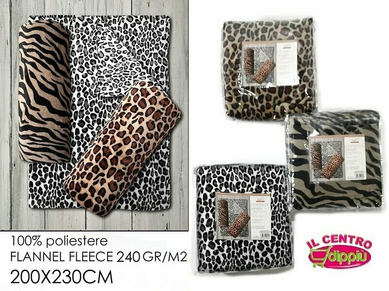 COPERTA JUNGLE 200X230 3ASS