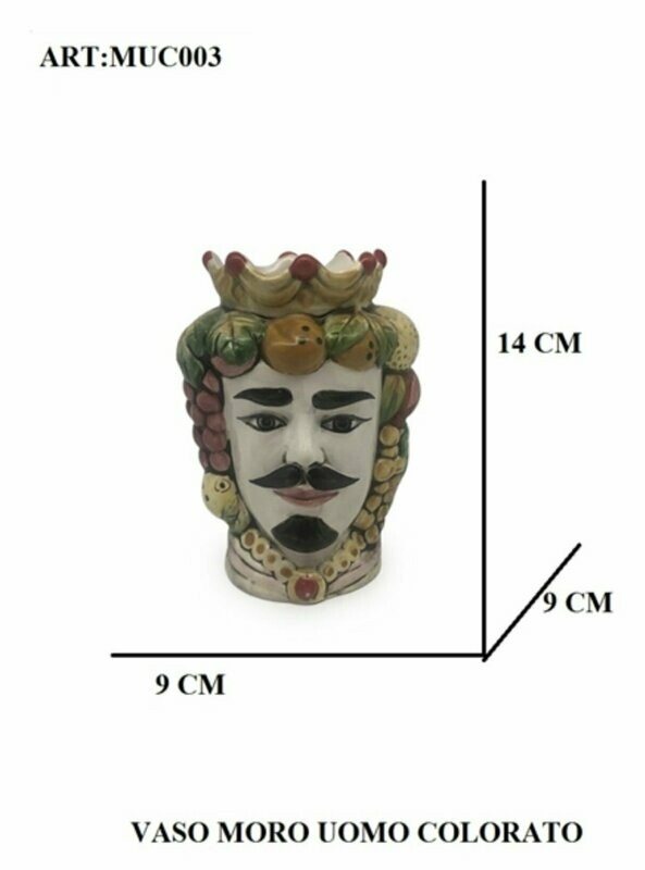 VASO MORI UOMO COLOR 14CM