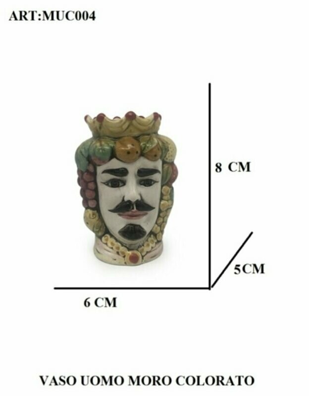 VASO MORI UOMO COLOR 8CM