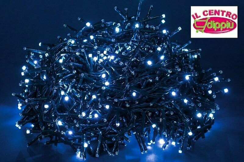 LUCI 500LED FLASH CONNECT 10+5MT USO ESTERNO COLORE BIANCO FREDDO