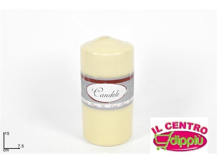 CANDELA 15X7.5 CM AVORIO