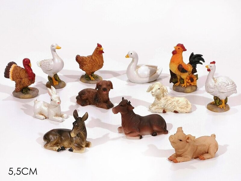 ANIMALI H5.5 CM12 ASSORTITI