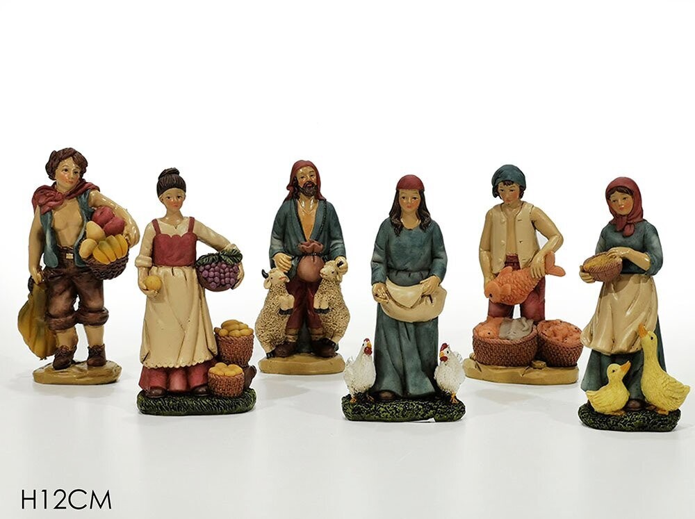 PERSONAGGIO PRESEPE H12CM 6ASS