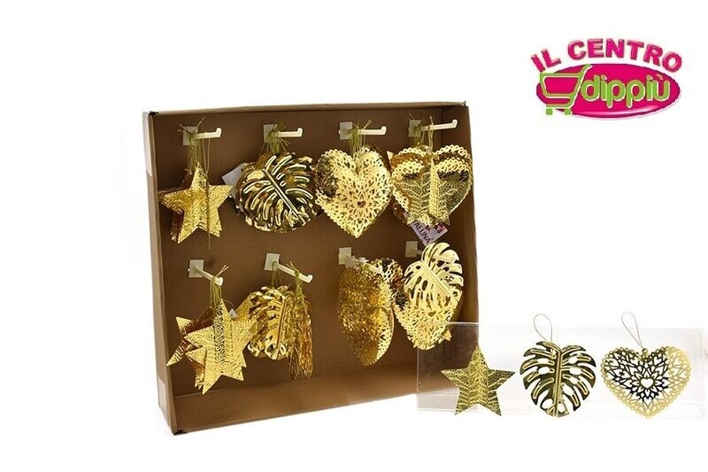 APPENDINO ORO  10CM - 3 ASS