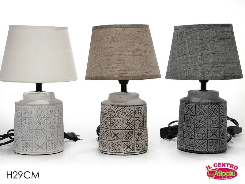LAMPADA DEC. GRECA H29 3ASS
