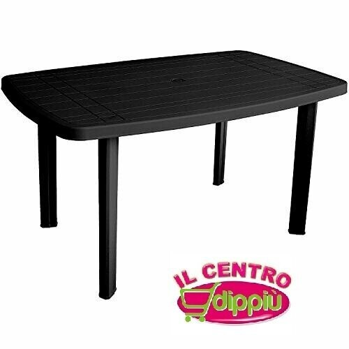 TAVOLO FARO ANTRACITE 137X85