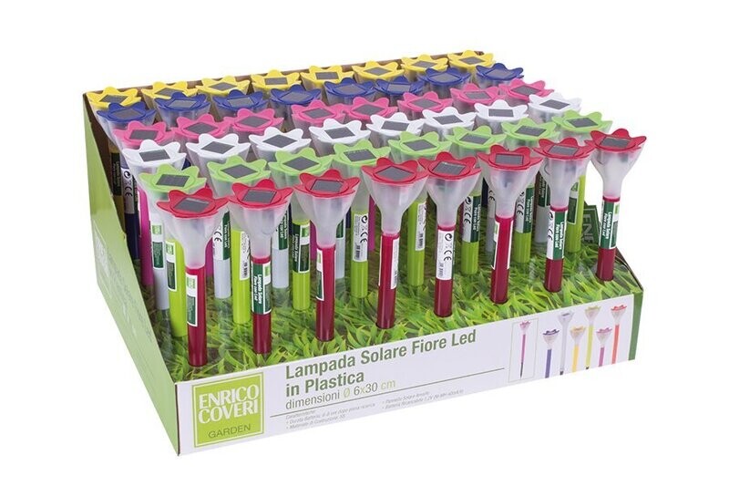 LAMPADA SOLARE FIORE 6COL ASS