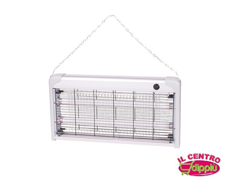 ZANZARIERA MOSCA KILLER ALLUMINIO 30W 220V 50X6.5X26CM