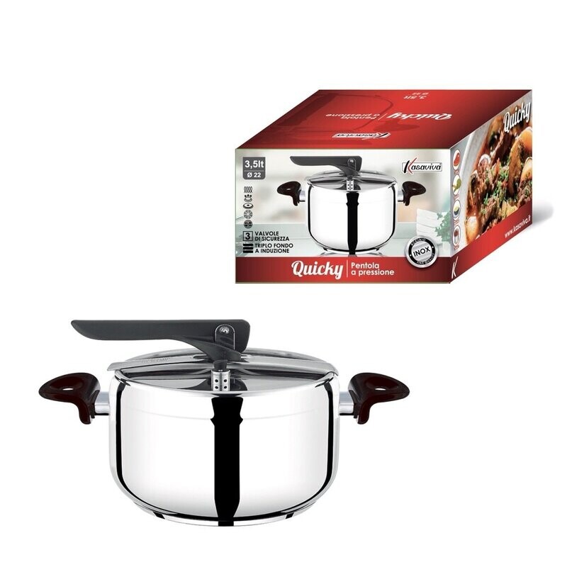 PENTOLA A PRESSIONE QUICKY litri 3.5