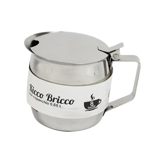 BRICCO INOX C/COPERCHIO 8TZ. LT.0,65
