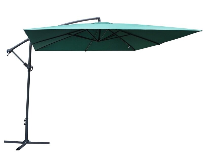 OMBRELLONE LAMPARA MT.3X3 VERDE O ECRU