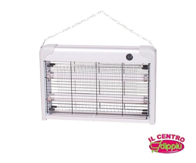 ZANZARIERA MOSCA KILLER ALLUMINIO 20W 220V 39X6X26CM ELETTRICA