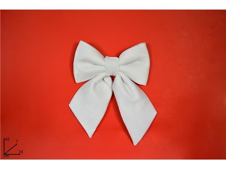 FIOCCO VELLUTO 34CM BIANCO HJ21-1201W-34