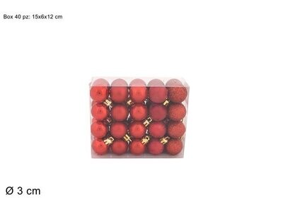 PALLE 3CM 40PZ ROSSO 3040N1-5938AKY03