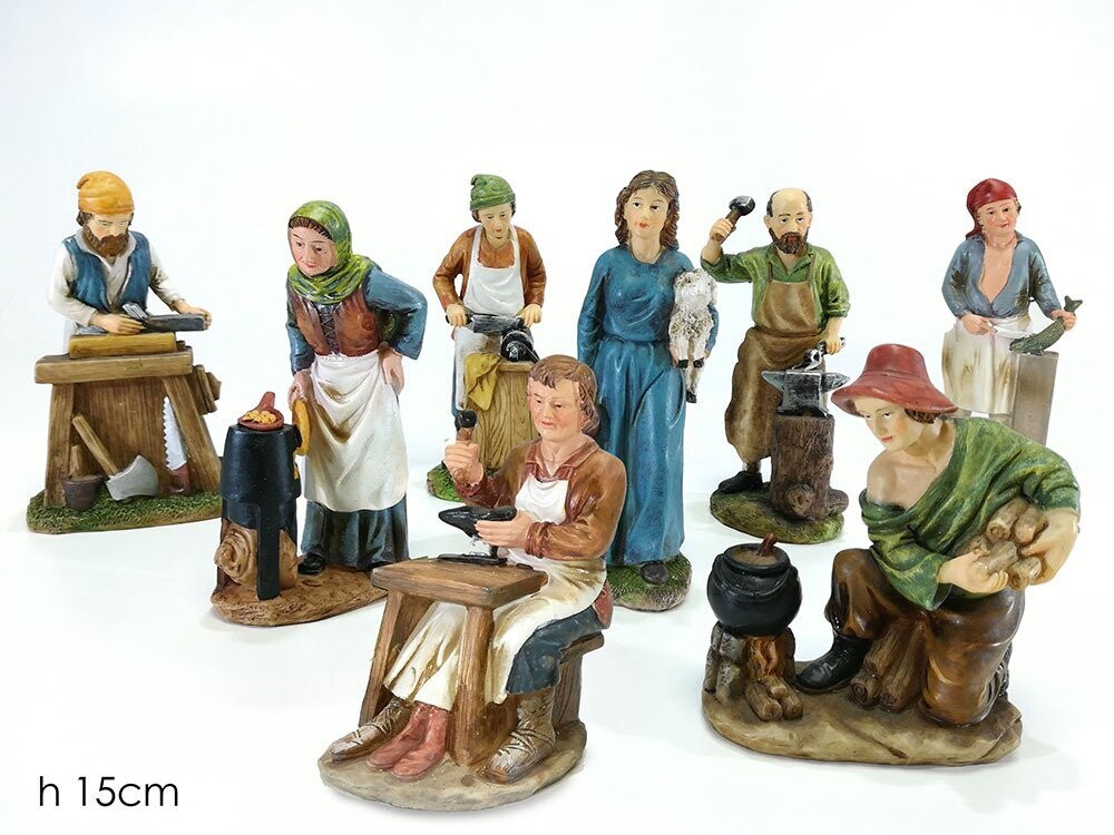 PERSONAGGIO PRESEPE 8 ASS H. 15CM