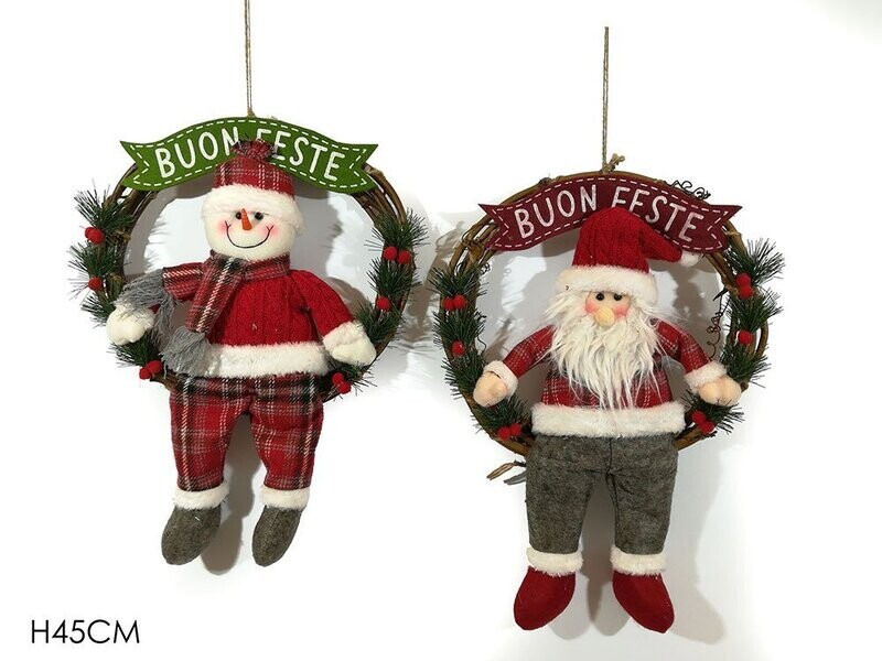 GHIRLANDA DIETROPORTA  CON SCRITTA 2ASS