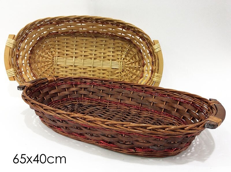 CESTA OVALE CM.65X40 2ASS. (24) GT.-434818-