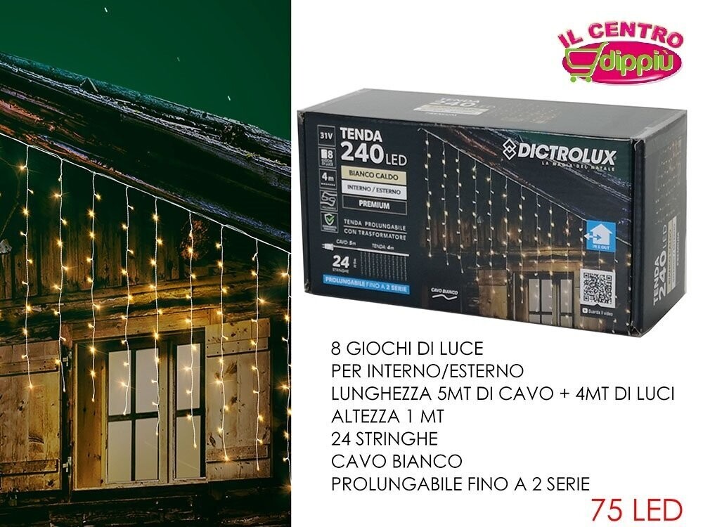 TENDA B.CALDO 4MTX1MT 240LED