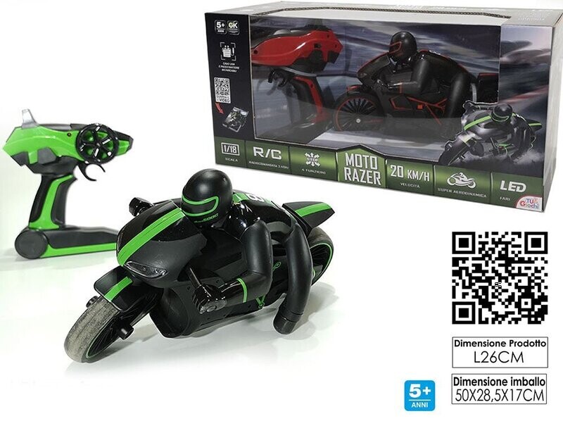 MOTO "RAZER" R/C 4 FUNZIONI  2ASS