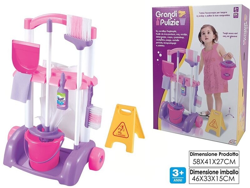 CARRELLO "GRANDI PULIZIE" C/ACC.