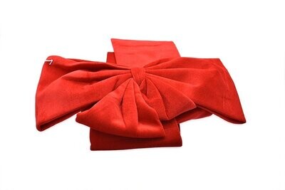 FIOCCO VELLUTO DECORATIVO MOD.052 COLORE ROSSO MIS. 120X60CM