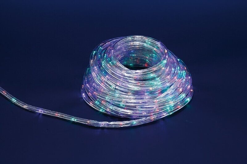 TUBO 240LED 10MT USO ESTERNO MULTI C/GIOCHI