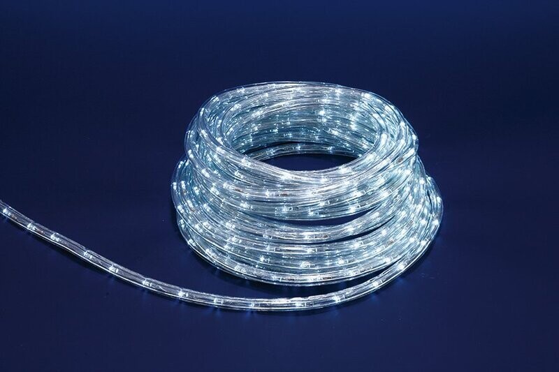 TUBO 240LED 10MT USO ESTERNO BIANCO C/GIOCHI