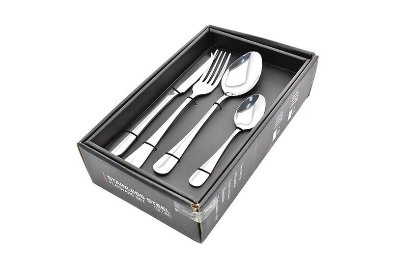 BOX POSATE ACCIAIO 24 PEZZI M.B921 ARGENTO