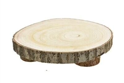 BASE LEGNO DIAMETRO 30CM CON PIEDE
