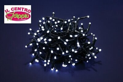 SERIE LUCI 750LED - MEMORY - USO ESTERNO - 8 FUNZIONI - COL. BIANCO FREDDO