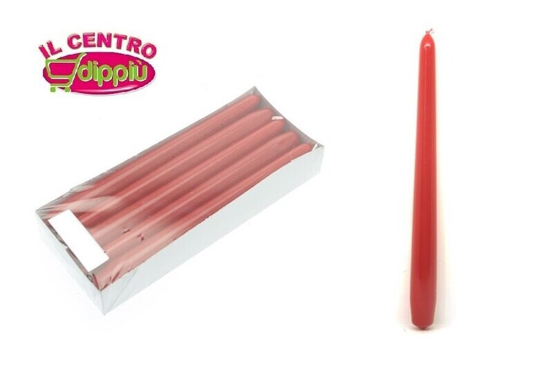 CANDELA 24CM ROSSO