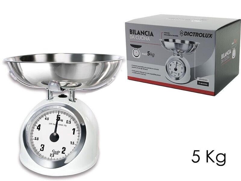 BILANCIA DA CUCINA 5KG BIANCO