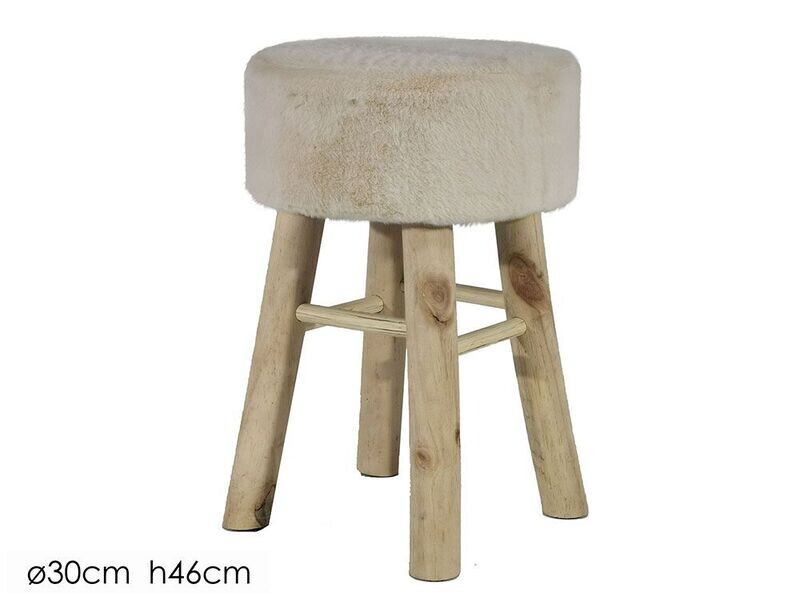 POUF PELLICCIA DM. 30XH46