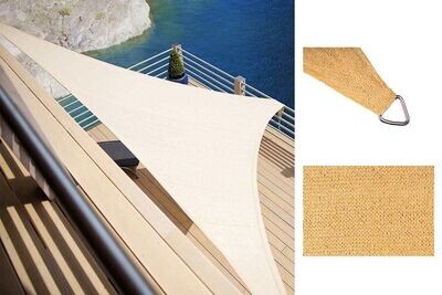 VELA PARASOLE 3X3X3M 160G BEIGE