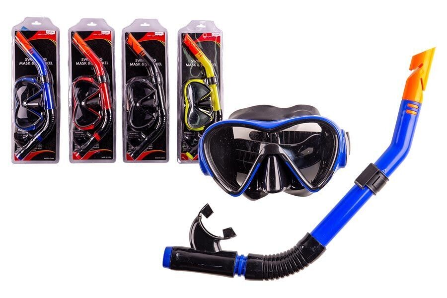 SET MASCHERA E BOCCAGLIO 4COLORI ASS 8018