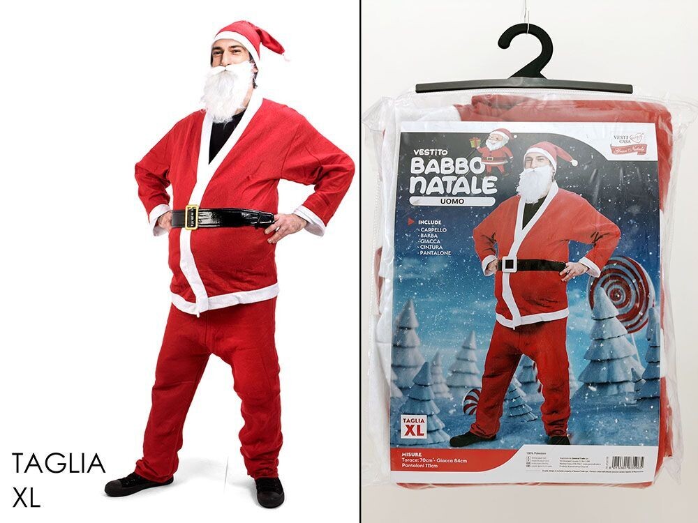 VESTITO BABBO NATALE UOMO "XL"