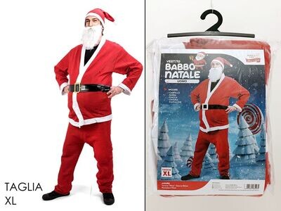 VESTITO BABBO NATALE UOMO "XL"