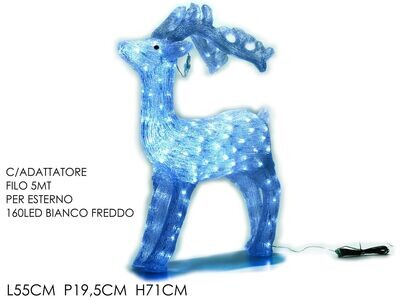 RENNA ACRILICO 160LED BIANCO