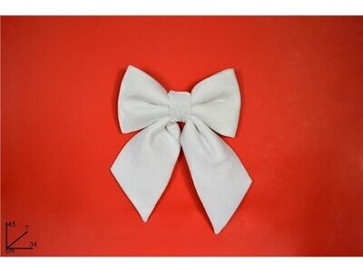 FIOCCO VELLUTO 34CM BIANCO HJ21