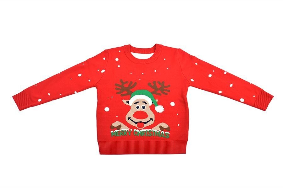 MAGLIONE DECORAZIONE NATALE KIDS 5MIS.100-140CM VISCOSA M47R